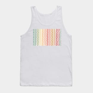 Abstract Line Art Colorful Tank Top